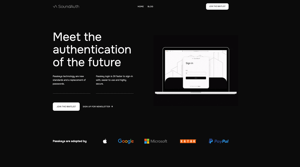 SoundAuth — Future of Passwordless Login